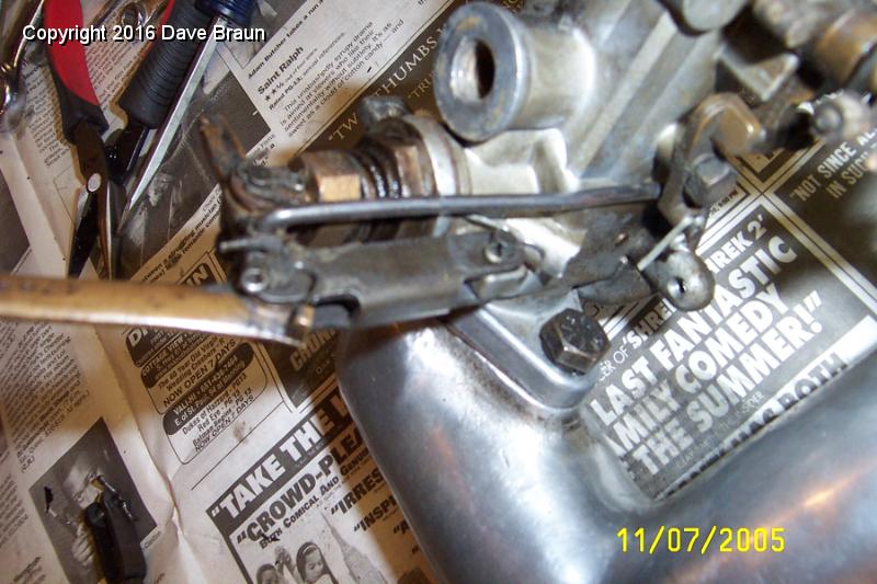 MGTD15470/Engine XPAG TD2 15613/Carburetors/fast idle on choke